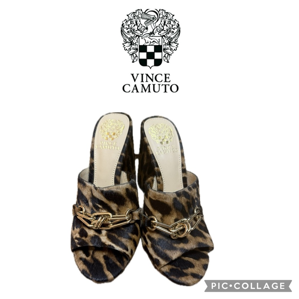 Vince Camuto Leopard Print Women's Mule Heel